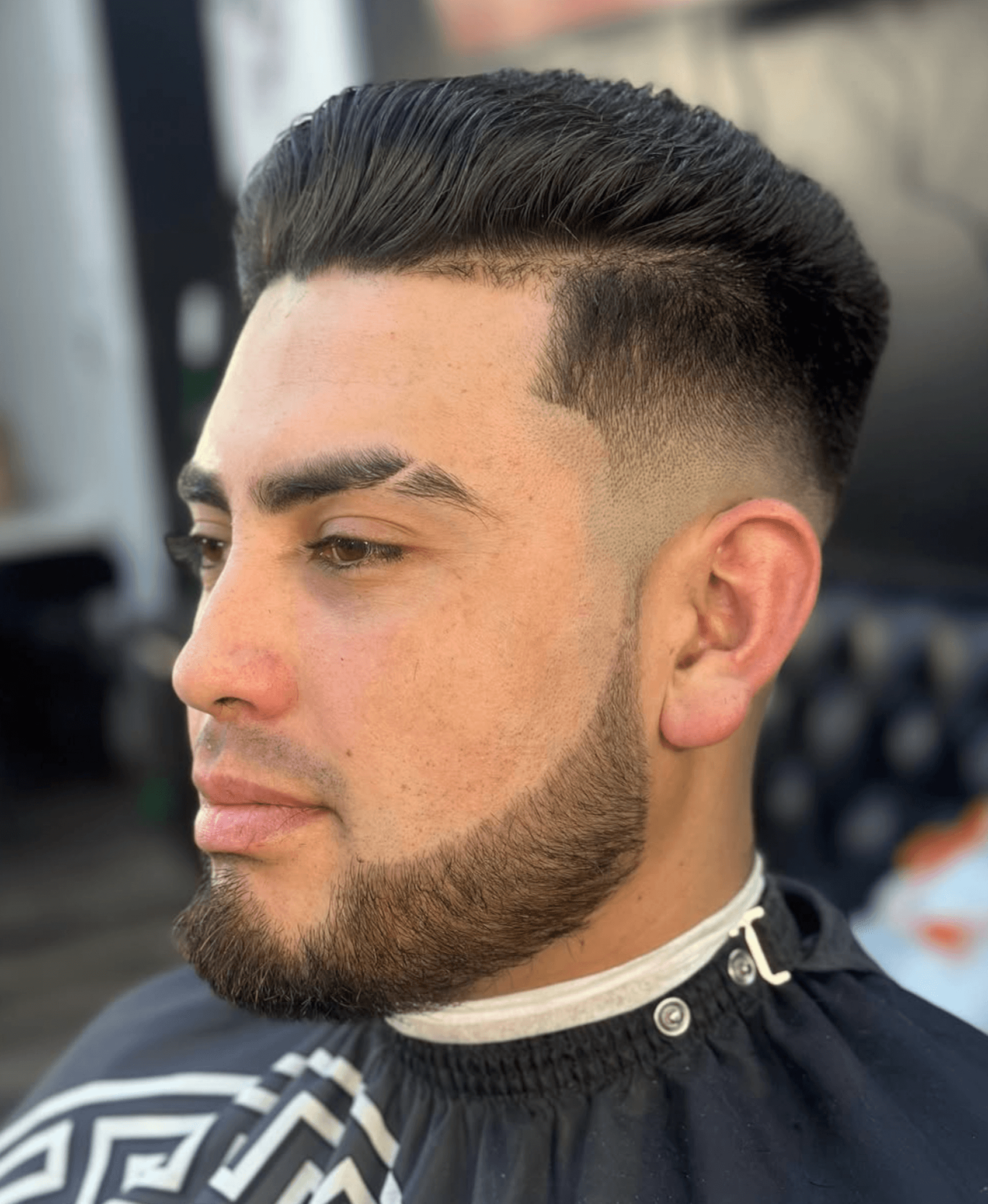 Mid fade haircut